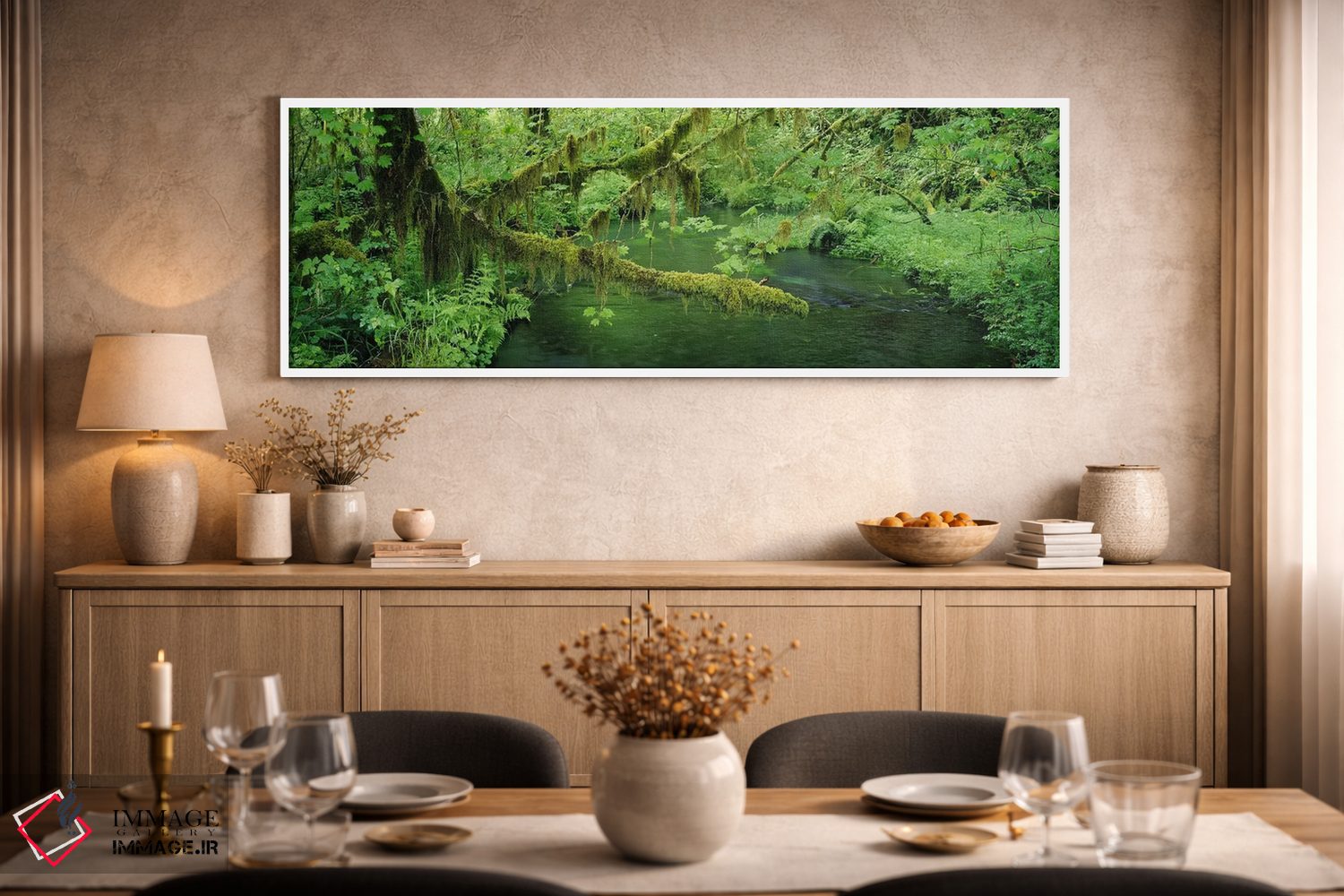 تابلو دکوراتیو Hoh Rainforest, Olympic National Park, Washington, USA… اثر پانورامیک ایمجز - D1W