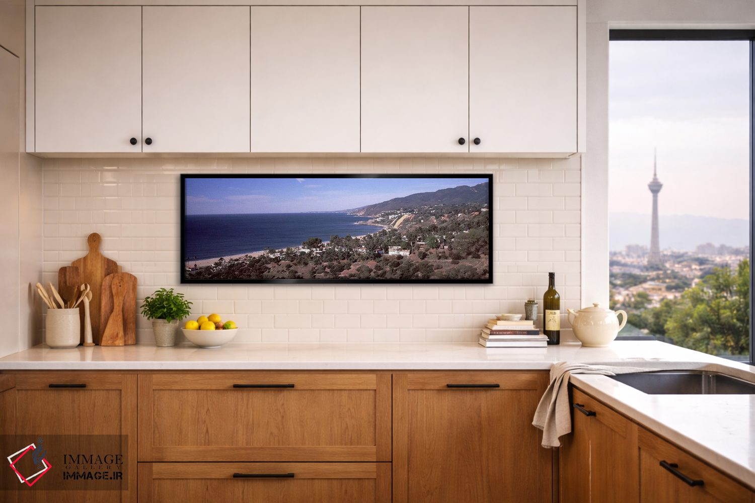 تابلو دکوراتیو Malibu Beach, Malibu, Los Angeles County, California, U… اثر پانورامیک ایمجز - D5B