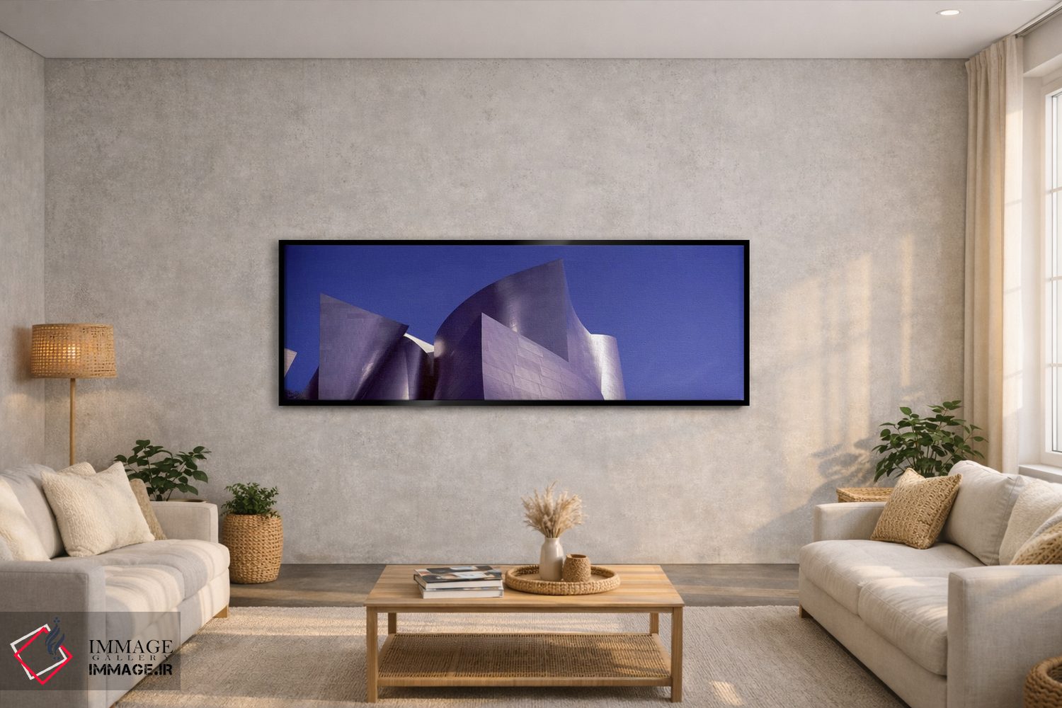 تابلو دکوراتیو Walt Disney Concert Hall, City Of Los Angeles, Los Ange… اثر پانورامیک ایمجز - D5B
