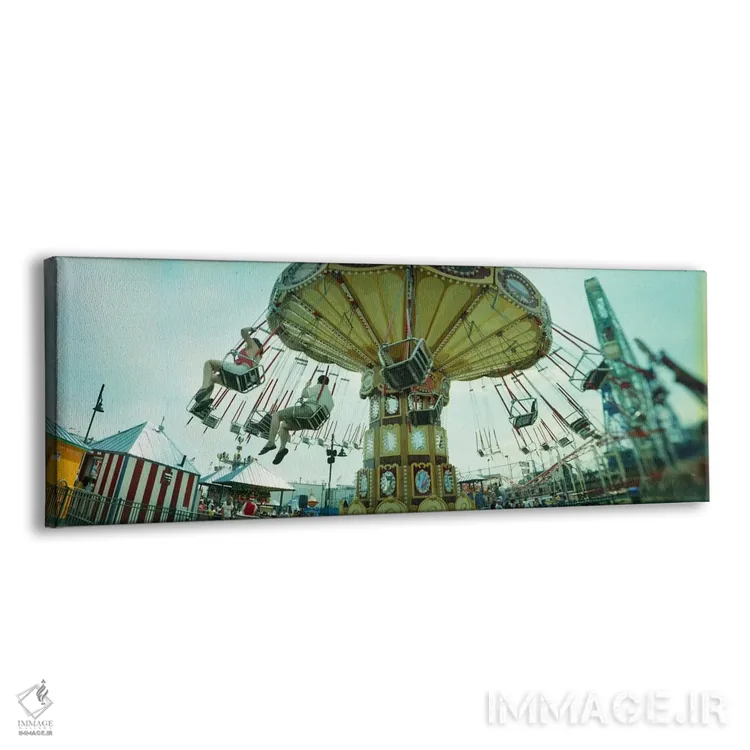 تابلو دکوراتیو Lynn's Trapeze, Luna Park, Coney Island, Brooklyn, New… اثر پانورامیک ایمجز - نمای پرسپکتیو محصول