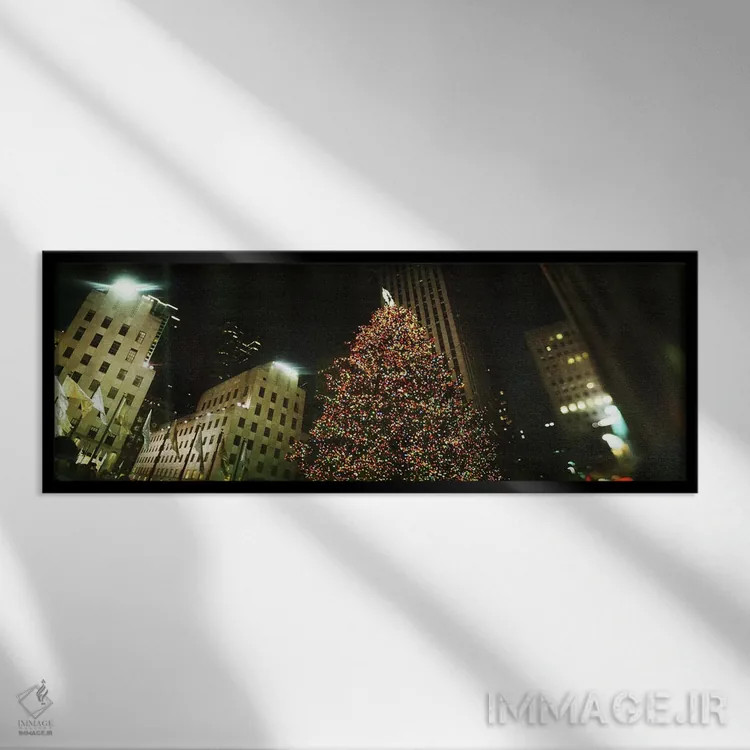 تابلو دکوراتیو Rockefeller Center, Manhattan, New York City, New York… اثر پانورامیک ایمجز - نمای قابدار مشکی