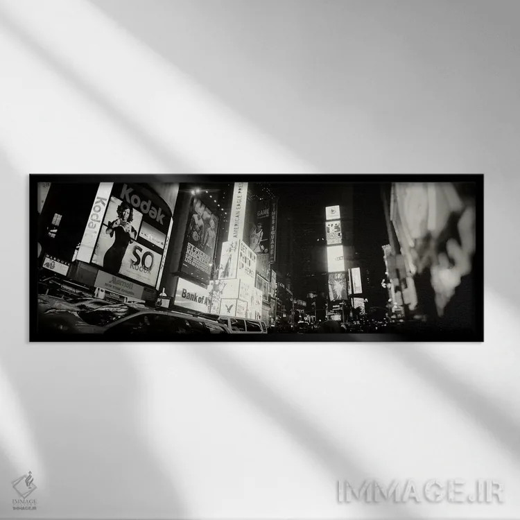 تابلو دکوراتیو Times Square, Manhattan, New York City, New York State… اثر پانورامیک ایمجز - نمای قابدار مشکی
