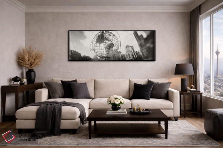 تابلو دکوراتیو Columbus Circle, Manhattan, New York City, New York Sta… اثر پانورامیک ایمجز - D4B
