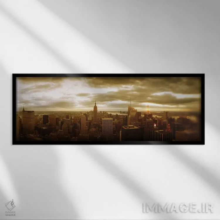 تابلو دکوراتیو Manhattan, New York City, New York State, USA #2,ساختما… اثر پانورامیک ایمجز - نمای قابدار مشکی