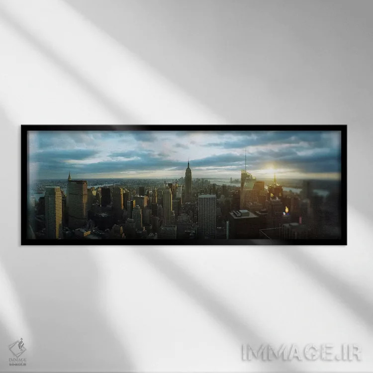 تابلو دکوراتیو Empire State Building, Manhattan, New York City, New Yo… اثر پانورامیک ایمجز - نمای قابدار مشکی