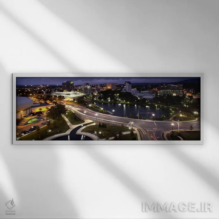 تابلو دکوراتیو Big Spring Park, Huntsville, Madison County, Alabama, U… اثر پانورامیک ایمجز - نمای قابدار سفید