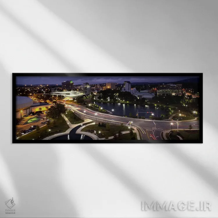 تابلو دکوراتیو Big Spring Park, Huntsville, Madison County, Alabama, U… اثر پانورامیک ایمجز - نمای قابدار مشکی