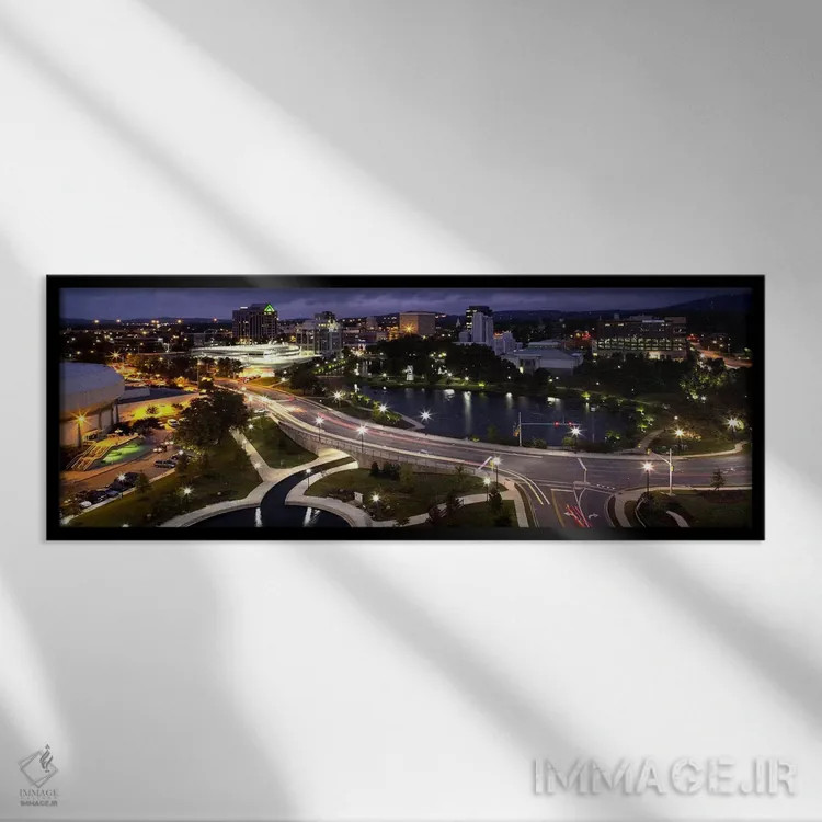 تابلو دکوراتیو Big Spring Park, Huntsville, Madison County, Alabama, U… اثر پانورامیک ایمجز - نمای قابدار مشکی