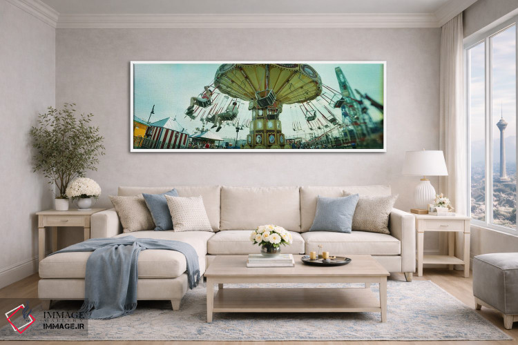 تابلو دکوراتیو Lynn's Trapeze, Luna Park, Coney Island, Brooklyn, New… اثر پانورامیک ایمجز - D4W