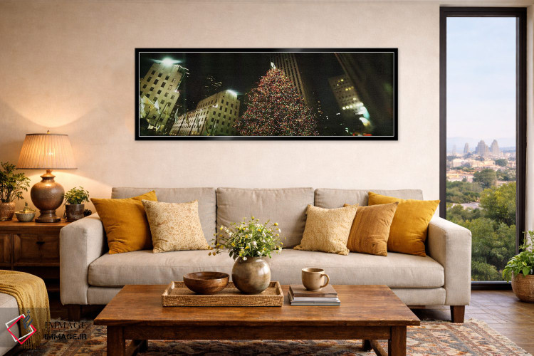 تابلو دکوراتیو Rockefeller Center, Manhattan, New York City, New York… اثر پانورامیک ایمجز - D6B