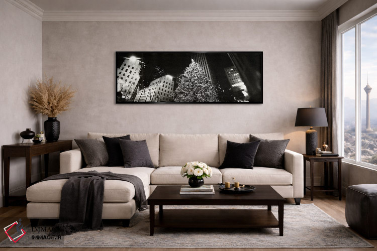 تابلو دکوراتیو Rockefeller Center, Manhattan, New York City, New York… اثر پانورامیک ایمجز - D5B
