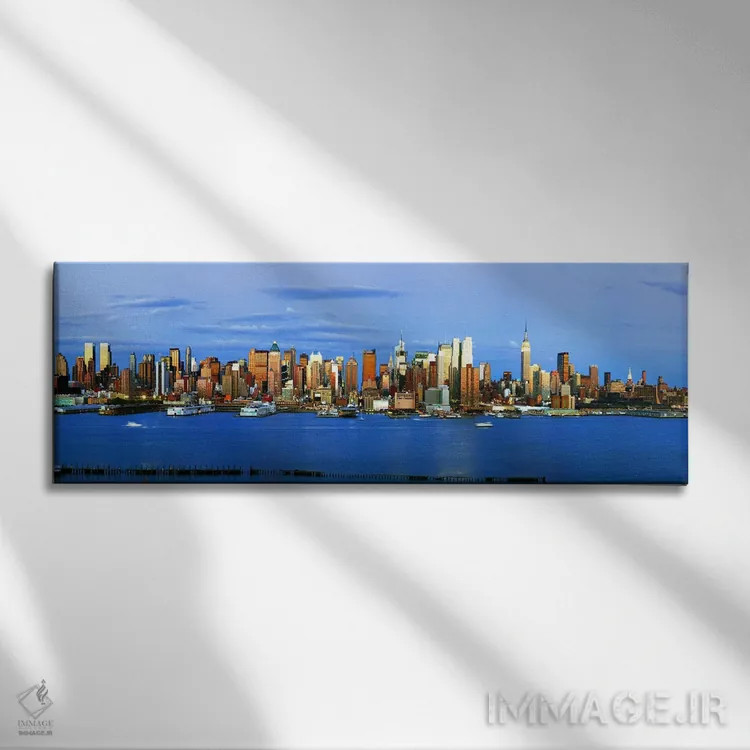 تابلو دکوراتیو Manhattan, New York City, New York State, USA #2,آسمان… اثر پانورامیک ایمجز - نمای روبهرو روی دیوار