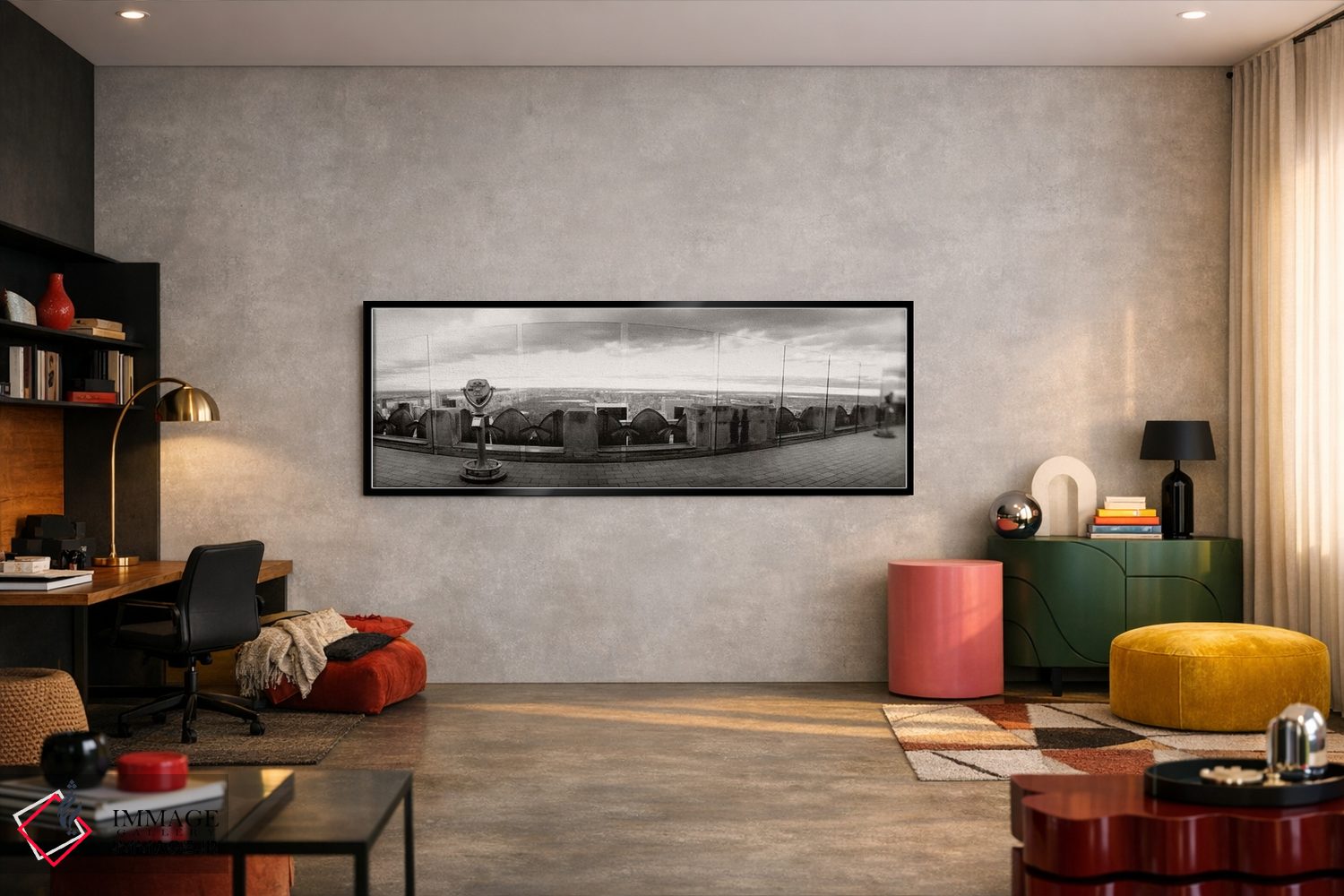 تابلو دکوراتیو Rockefeller Center, Manhattan, New York City, New York… اثر پانورامیک ایمجز - D4B