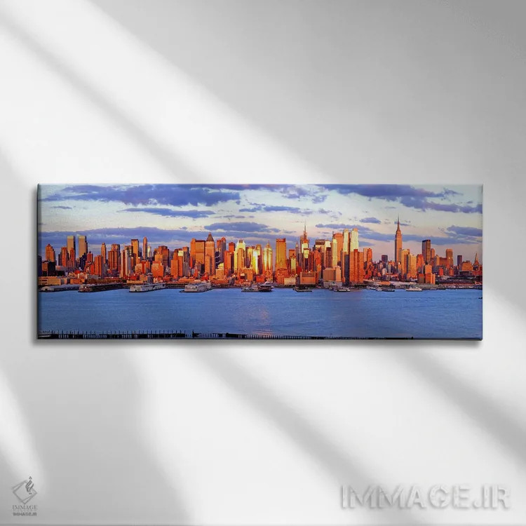 تابلو دکوراتیو Manhattan, New York City, New York State, USA #4,آسمان… اثر پانورامیک ایمجز - نمای روبهرو روی دیوار