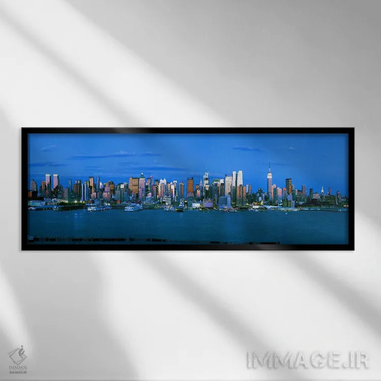 تابلو دکوراتیو Manhattan, New York City, New York State, USA #3,آسمان… اثر پانورامیک ایمجز - نمای قابدار مشکی
