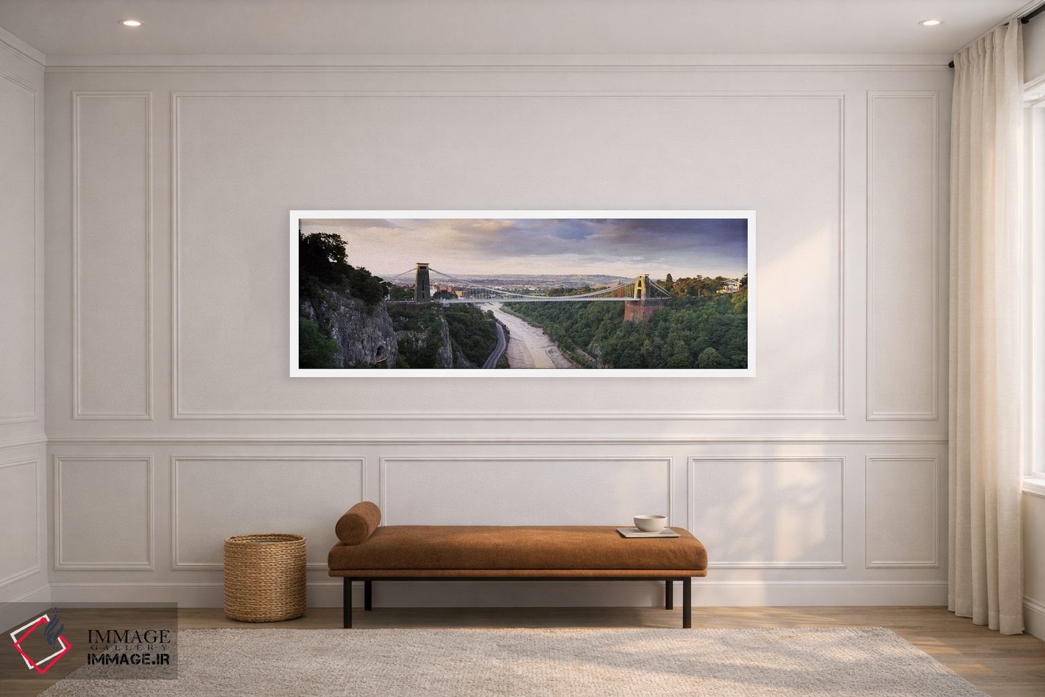 تابلو دکوراتیو Avon Gorge, Bristol, England,پل معلق کلیفتون، دره ایون… اثر پانورامیک ایمجز - D1W