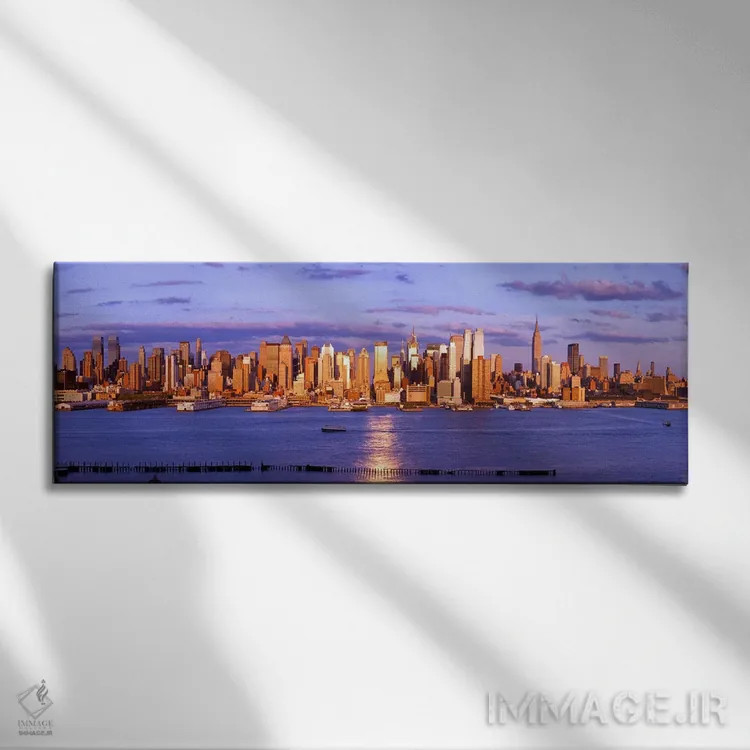 تابلو دکوراتیو Manhattan, New York City, New York State, USA #5,آسمان… اثر پانورامیک ایمجز - نمای روبهرو روی دیوار