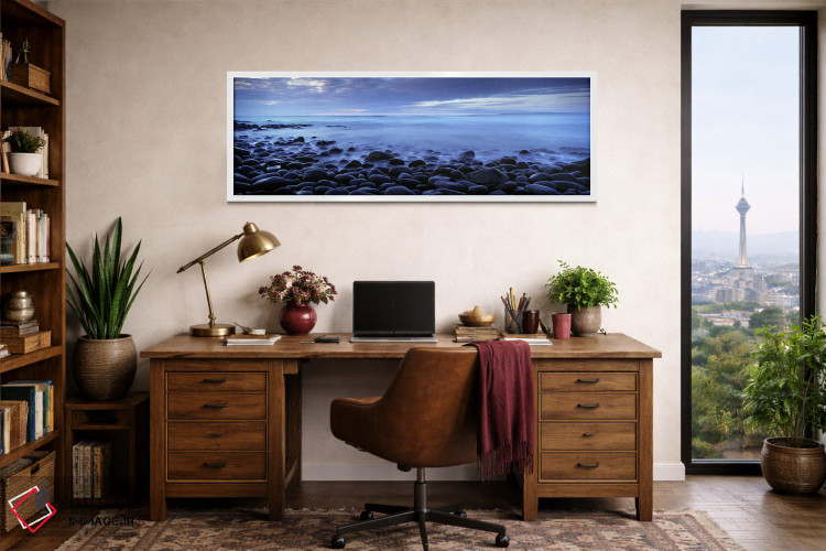 تابلو دکوراتیو Westward Ho!, Devon, South West, England, United Kingdo… اثر پانورامیک ایمجز - D1W