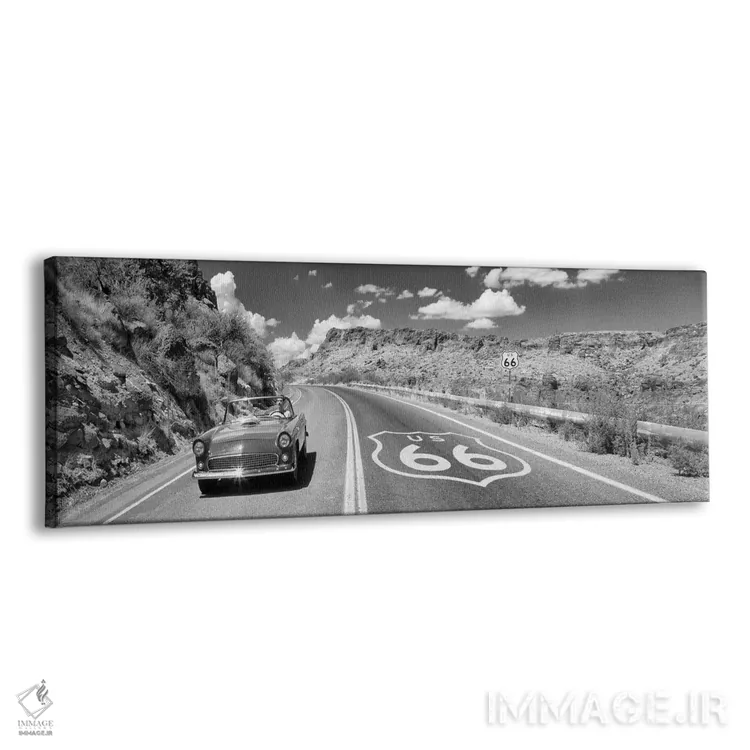 تابلو دکوراتیو آمریکای قدیمی اثر پانورامیک ایمجز - نمای پرسپکتیو محصول