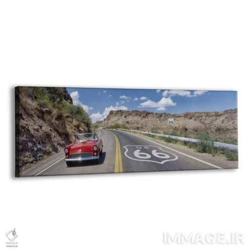 تابلو دکوراتیو آمریکای قدیمی اثر پانورامیک ایمجز - نمای پرسپکتیو محصول