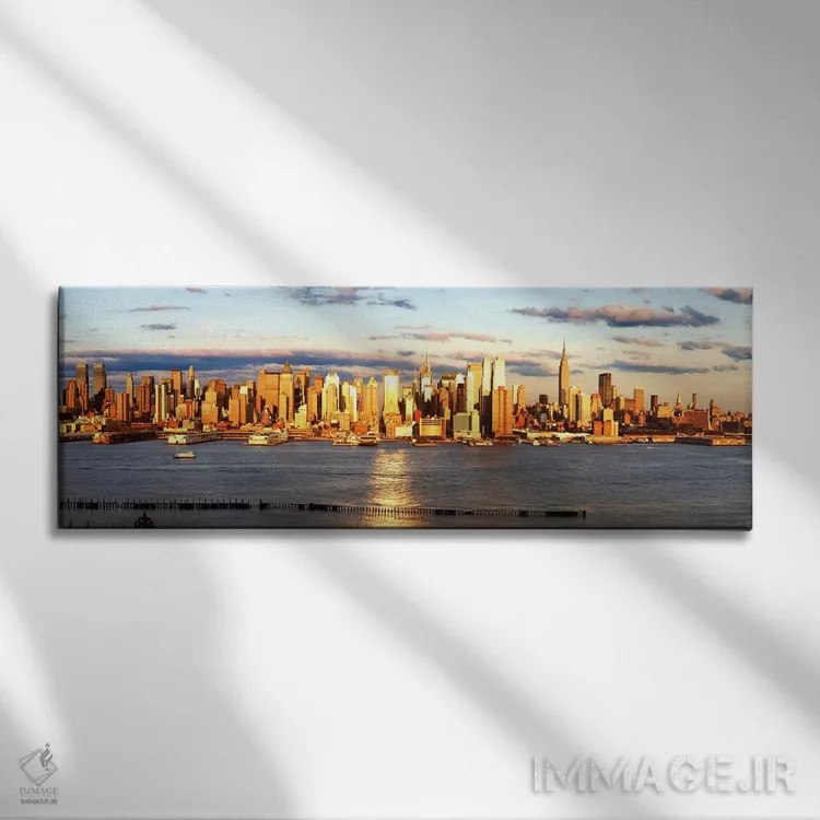 تابلو دکوراتیو Manhattan, New York City, New York State, USA #6,آسمان… اثر پانورامیک ایمجز - نمای روبهرو روی دیوار