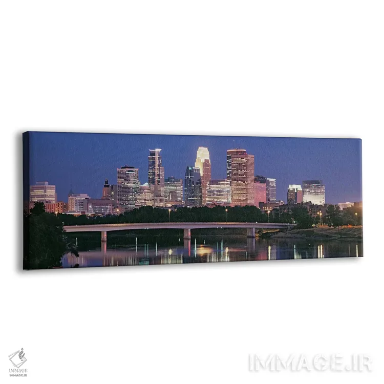 تابلو دکوراتیو Minneapolis, Mississippi River, Hennepin County, Minnes… اثر پانورامیک ایمجز - نمای پرسپکتیو محصول