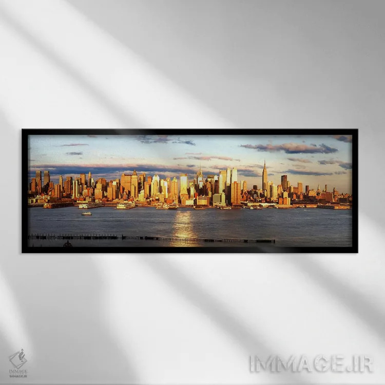 تابلو دکوراتیو Manhattan, New York City, New York State, USA #6,آسمان… اثر پانورامیک ایمجز - نمای قابدار مشکی