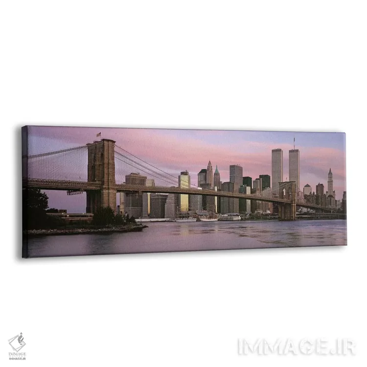 تابلو دکوراتیو Brooklyn Bridge, Manhattan, New York City, New York Sta… اثر پانورامیک ایمجز - نمای پرسپکتیو محصول