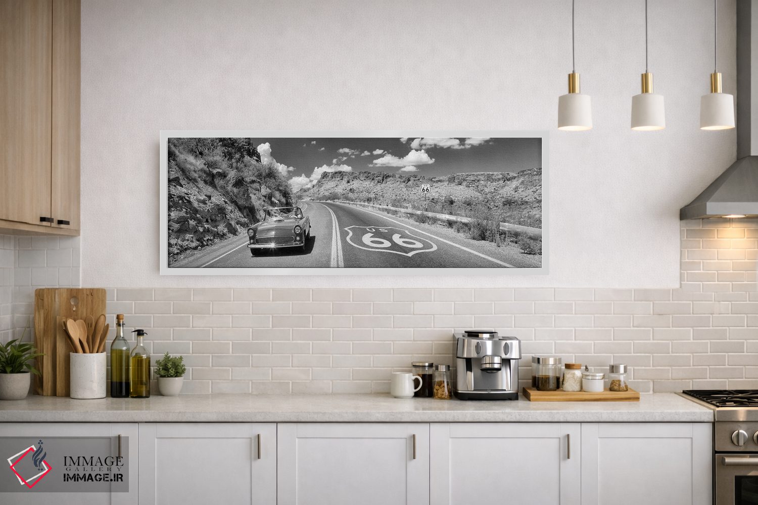 تابلو دکوراتیو آمریکای قدیمی اثر پانورامیک ایمجز - D1W