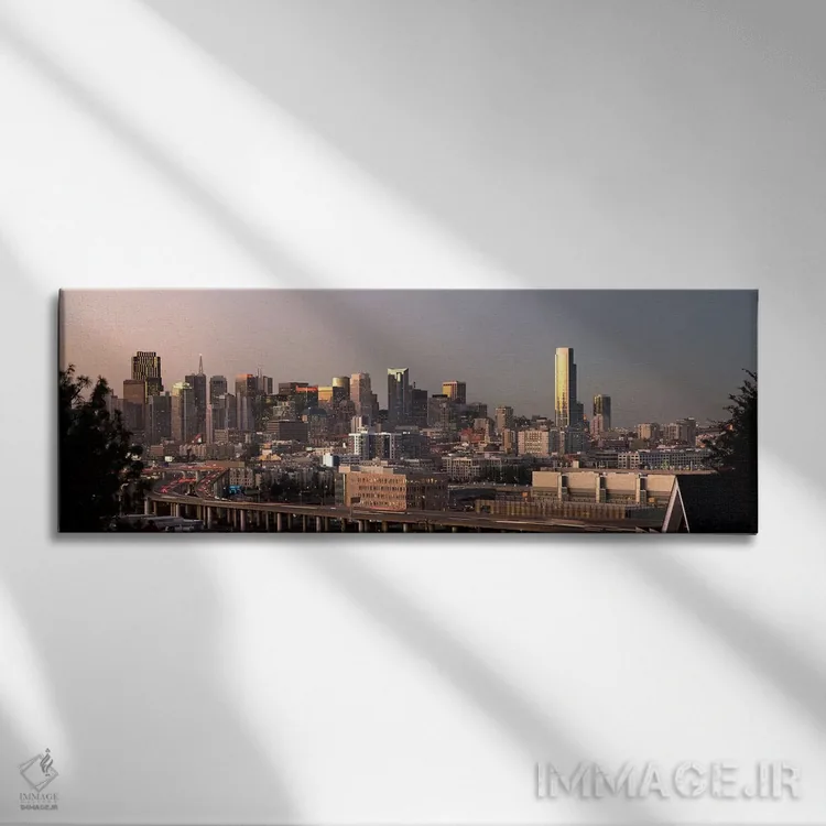 تابلو دکوراتیو San Francisco, California, USA 2010,ساختمان های شهری، س… اثر پانورامیک ایمجز - نمای روبهرو روی دیوار