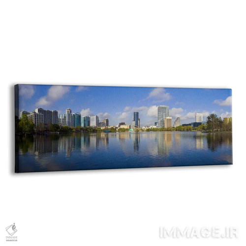 تابلو دکوراتیو Lake Eola, Orlando, Orange County, Florida, USA 2010,ان… اثر پانورامیک ایمجز - نمای پرسپکتیو محصول