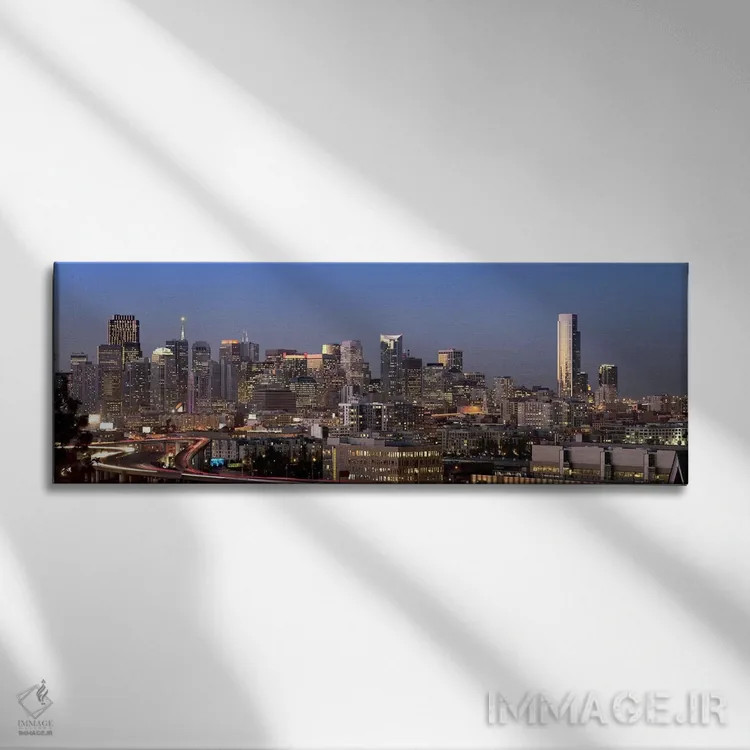 تابلو دکوراتیو San Francisco, California, USA 2010 #2,ساختمان های شهری… اثر پانورامیک ایمجز - نمای روبهرو روی دیوار
