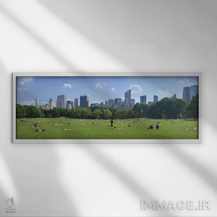 تابلو دکوراتیو Central Park, Manhattan, New York City, New York State… اثر پانورامیک ایمجز - نمای قابدار سفید
