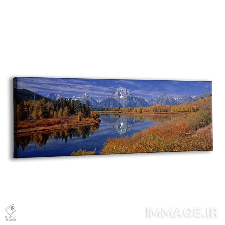 تابلو دکوراتیو Oxbow Bend Of Snake River, Grand Teton National Park, W… اثر پانورامیک ایمجز - نمای پرسپکتیو محصول