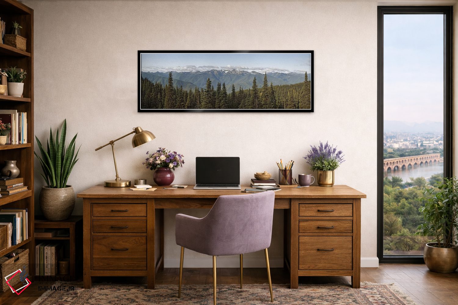 تابلو دکوراتیو Olympic Mountains, Hurricane Ridge, Olympic National Pa… اثر پانورامیک ایمجز - D2B