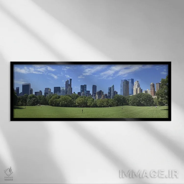 تابلو دکوراتیو Central Park, Manhattan, New York City, New York State… اثر پانورامیک ایمجز - نمای قابدار مشکی