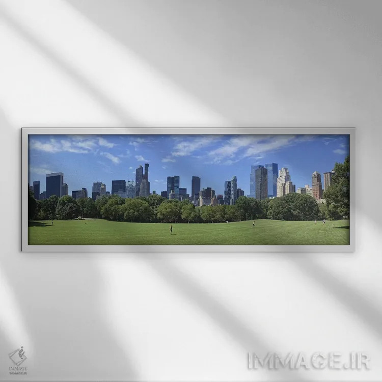 تابلو دکوراتیو Central Park, Manhattan, New York City, New York State… اثر پانورامیک ایمجز - نمای قابدار سفید