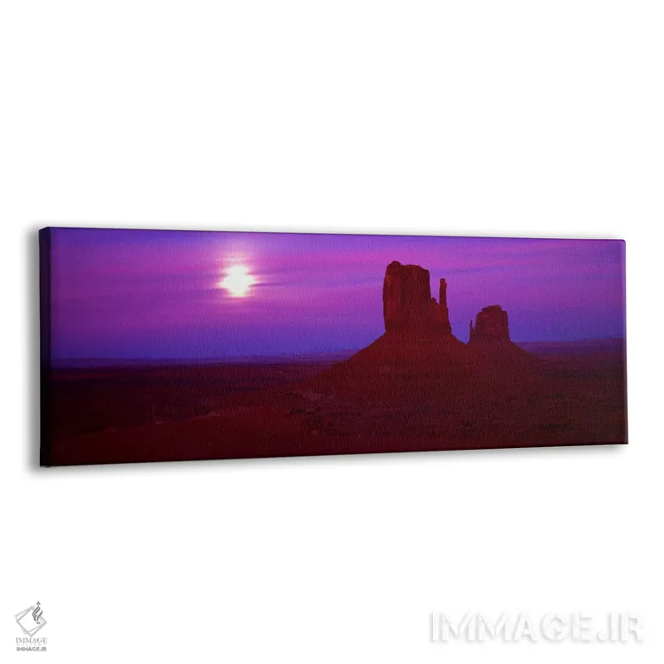 تابلو دکوراتیو Monument Valley, Utah, USA,تپه های میتن شرقی و غربی هنگ… اثر پانورامیک ایمجز - نمای پرسپکتیو محصول