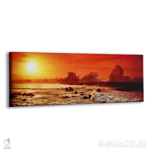 تابلو دکوراتیو North Shore, Oahu, Hawaii, USA,موج های شکسته بر صخره ها… اثر پانورامیک ایمجز - نمای پرسپکتیو محصول