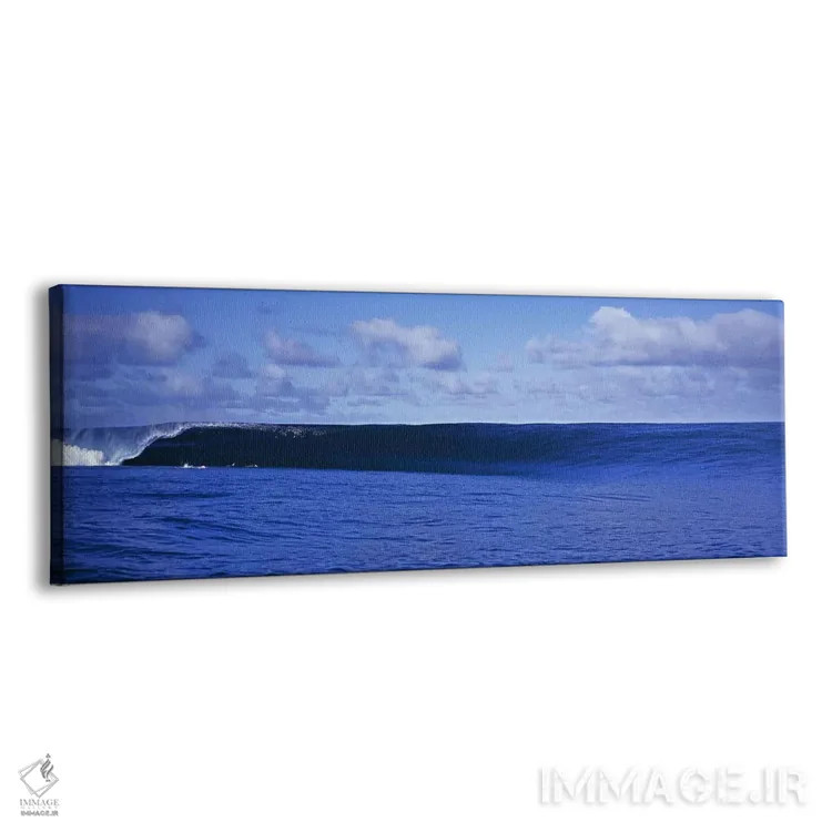 تابلو دکوراتیو پاشش موج ها در دریا اثر پانورامیک ایمجز - نمای پرسپکتیو محصول