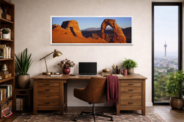 تابلو دکوراتیو Arches National Park, Utah, USA,طاق طبیعی در بیابان اثر پانورامیک ایمجز - D1W