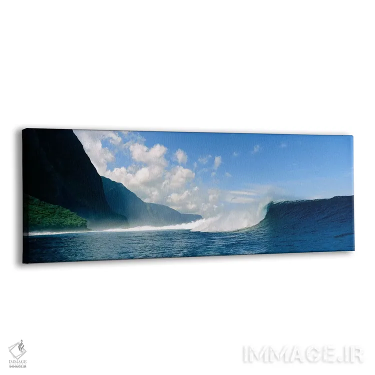 تابلو دکوراتیو موج ها در دریا اثر پانورامیک ایمجز - نمای پرسپکتیو محصول