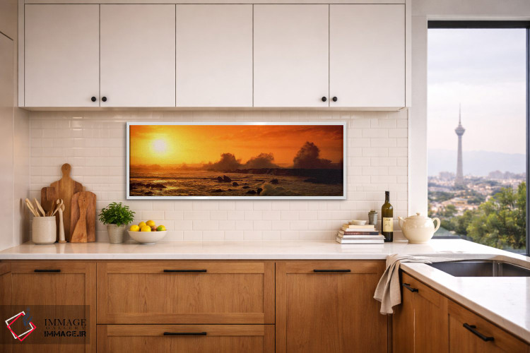 تابلو دکوراتیو North Shore, Oahu, Hawaii, USA,شکستن موج ها بر صخره ها… اثر پانورامیک ایمجز - D3W