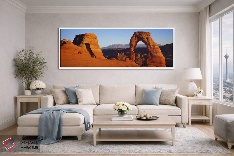 تابلو دکوراتیو Arches National Park, Utah, USA,طاق طبیعی در بیابان اثر پانورامیک ایمجز - D4W