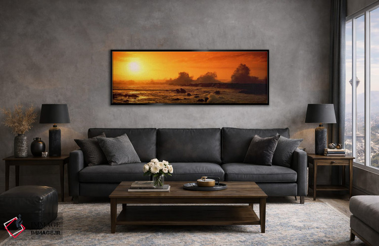 تابلو دکوراتیو North Shore, Oahu, Hawaii, USA,شکستن موج ها بر صخره ها… اثر پانورامیک ایمجز - D5B