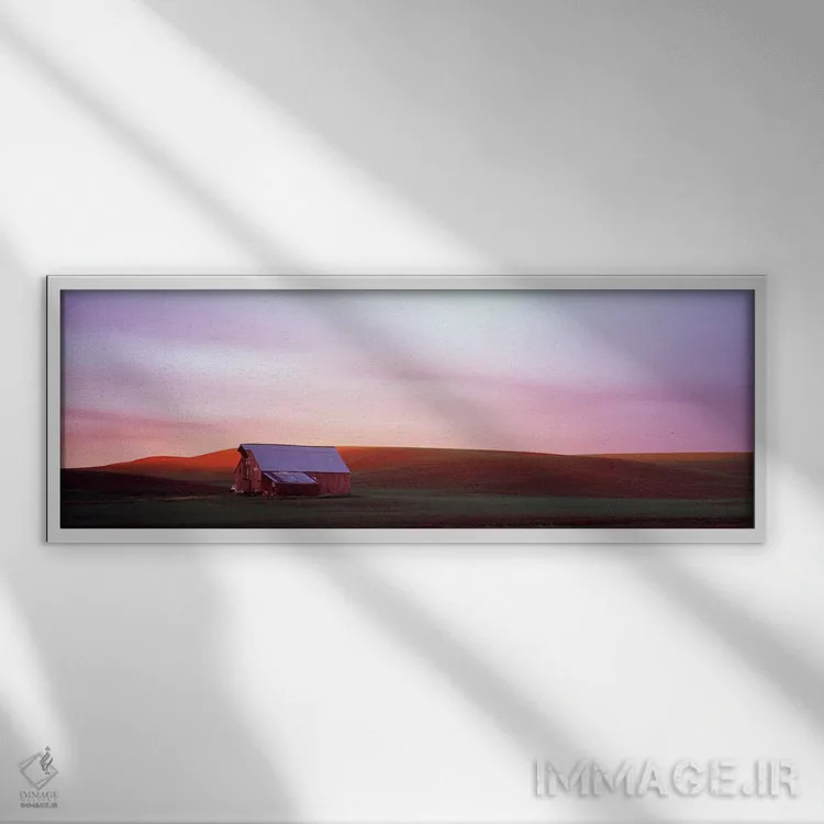 تابلو دکوراتیو Palouse, Whitman County, Washington State, USA #3,انبار… اثر پانورامیک ایمجز - نمای قابدار سفید