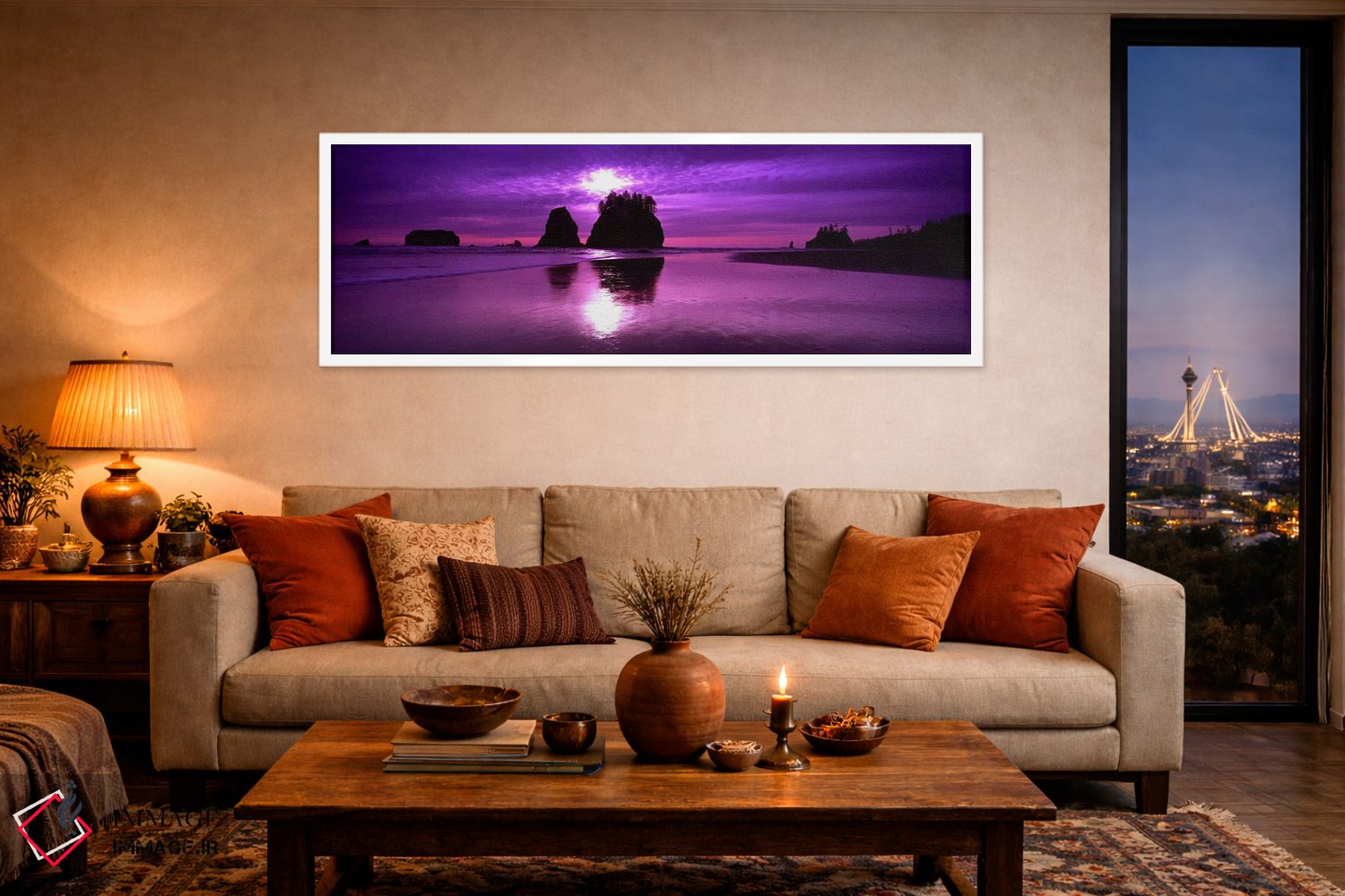 تابلو دکوراتیو Second Beach, Olympic National Park, Washington State… اثر پانورامیک ایمجز - D4W