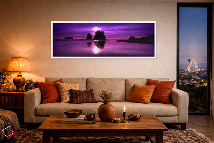 تابلو دکوراتیو Second Beach, Olympic National Park, Washington State… اثر پانورامیک ایمجز - D4W