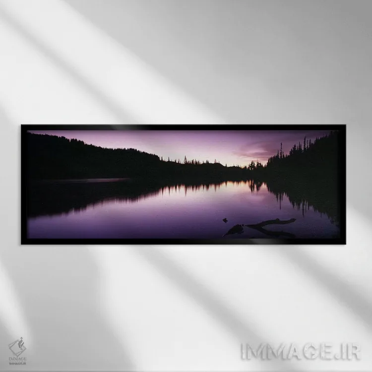 تابلو دکوراتیو Mt Rainier, Mt Rainier National Park, Pierce County, Wa… اثر پانورامیک ایمجز - نمای قابدار مشکی