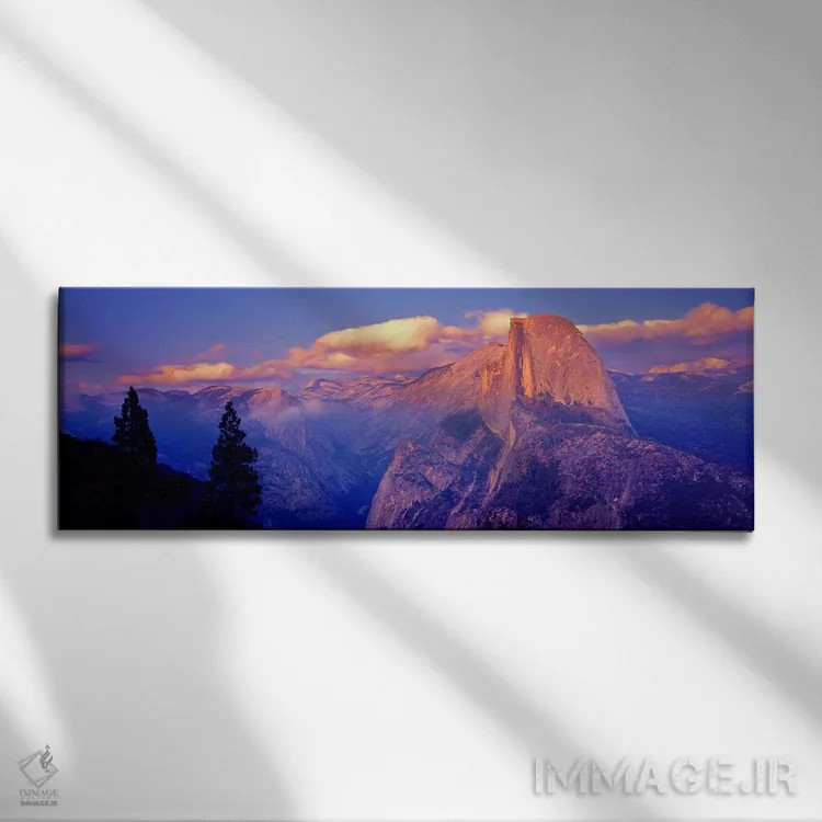 تابلو دکوراتیو Yosemite National Park, California, USA,غروب پاستلی ابر… اثر پانورامیک ایمجز - نمای روبهرو روی دیوار